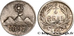 GUATEMALA 1/4 Real 1897