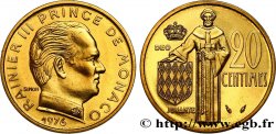 MONACO 20 Centimes Rainier III 1976 Paris