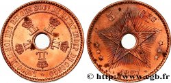 CONGO - ÉTAT INDÉPENDANT DU CONGO 5 Centimes Léopold II 1887