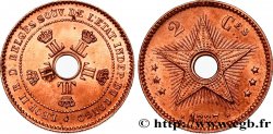 CONGO - ÉTAT INDÉPENDANT DU CONGO 2 Centimes Léopold II 1887