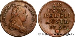 BELGIQUE - PAYS-BAS AUTRICHIENS 1 Liard Léopold II 1792 Bruxelles