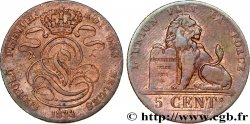 BELGIO 5 Centimes Léopold Ier 1833