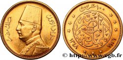 ÉGYPTE - ROYAUME D ÉGYPTE - FOUAD Ier 100 Piastres or AH1348 1929