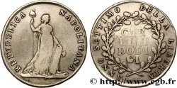 ITALIE - RÉPUBLIQUE NAPOLITAINE 12 Carlini ou Piastre 1799 Naples TB+