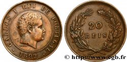 PORTUGAL 20 Réis Charles Ier 1892