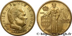 MONACO 50 Centimes prince Rainier III de Monaco 1962 Paris