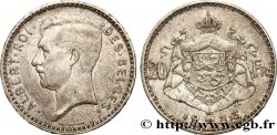 BELGIQUE 20 Francs Albert Ier légende Flamande position B 1933 