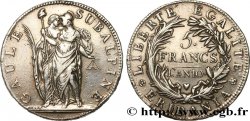 ITALY - SUBALPINE GAUL 5 Francs an 10 1802 Turin