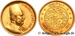 ÉGYPTE - ROYAUME D ÉGYPTE - FOUAD Ier 100 Piastres or AH1340 1922  SUP