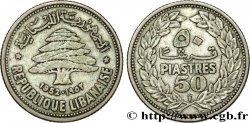 LEBANON 50 piastres Cèdre du Liban 1952 Utrecht