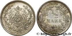 ALEMANIA 1/2 Mark Empire aigle impérial 1915 Berlin