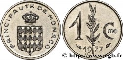 MONACO 1 Centime écu couronné 1977 Paris