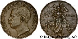 ITALIE 10 Centesimi Victor Emmanuel III - 50e anniversaire de l’Unité Italienne 1911 Rome