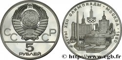 RUSSIA - URSS 5 Roubles Proof J.O. de Moscou 1980, vue de Kiev 1977 Léningrad