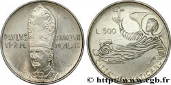 VATICAN AND PAPAL STATES 500 Lire Paul VI an VII / ange 1969 Rome