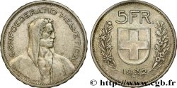 SVIZZERA 5 Francs Berger des alpes 1932 Berne