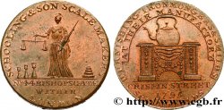 VEREINIGTEN KÖNIGREICH (TOKENS) 1/2 Penny Schooling & Son (fabriquant de balances) - Londres 1795