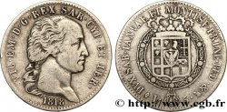 ITALIE - ROYAUME DE SARDAIGNE - VICTOR-EMMANUEL Ier 5 Lire 1818 Turin