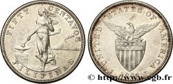 PHILIPPINES 50 Centavos - Administration Américaine 1904 San Francisco TTB+