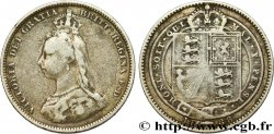 ROYAUME-UNI 1 Shilling Victoria buste du jubilé 1888