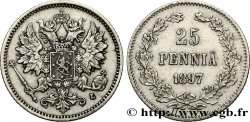 FINLAND 25 Pennia 1897