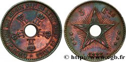 CONGO FREE STATE 5 Centimes variété 1888/7 1888