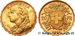 SWITZERLAND 20 Francs  Vreneli  1930 Berne