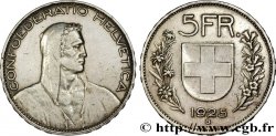 SUISSE 5 Francs berger 1925 Berne