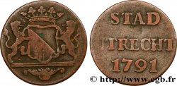 NETHERLANDS - UNITED PROVINCES 1 Duit Utrecht 1791