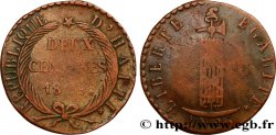HAITI 2 Centimes faisceau, an 26 1829