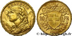 SUISSE 20 Francs  Vreneli   1915 Berne