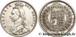 UNITED KINGDOM 1/2 Crown Victoria buste du jubilé 1887 Londres MS