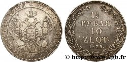 POLOGNE 1 1/2 Roubles Nicolas Ier 1835 Varsovie