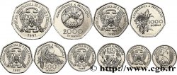 SAINT THOMAS et PRINCE Lot de 5 monnaies 100-2000 Dobras 1997 