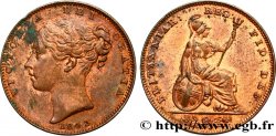 UNITED KINGDOM 1 Farthing Victoria “tête jeune” 1843  MS