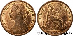 ROYAUME-UNI 1 Penny Victoria “Bun Head” 1887 