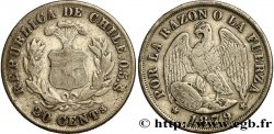 CHILE
20 Centavos 1879 Santiago