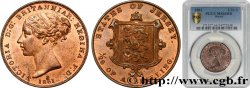 JERSEY 1/26 Shilling Victoria 1861  MS64 PCGS