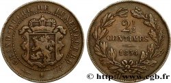 LUXEMBOURG 2 1/2 Centimes écu couronné 1854 Utrecht