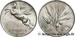 ITALY 10 Lire Pégase / rameau d’olivier 1950 Rome