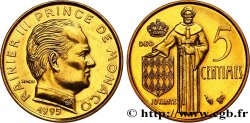 MONACO 5 Centimes Rainier III 1995 Paris
