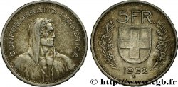 SUISSE 5 Francs Berger des Alpes 1932 Berne