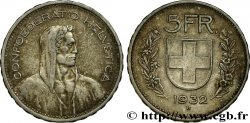 SUIZA 5 Francs Berger des Alpes 1932 Berne