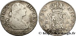SPAIN 2 Reales Charles IV 1808 Madrid