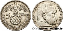 GERMANIA 5 Reichsmark Maréchal Paul von Hindenburg 1936 Munich - D
