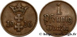 DANTZIG - VILLE LIBRE DE DANTZIG 1 Pfennig 1926 Berlin