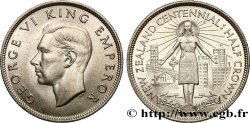NOUVELLE-ZÉLANDE 1/2 Crown Georges VI Centenaire de la Nouvelle-Zélande 1940 