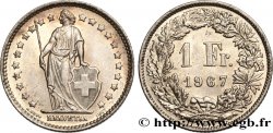 SVIZZERA  1 Franc Helvetia 1967 Berne
