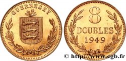 GUERNSEY 8 Doubles 1949 Heaton