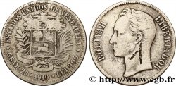 VENEZUELA 5 Bolivares Simon Bolivar 1919 Philadelphie